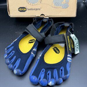 New Men's Vibram FiveFingers M118 Sprint Shoes Size 44 Blue Camo